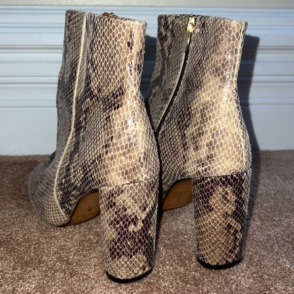 Snakeskin Booties - Picture 3 of 4